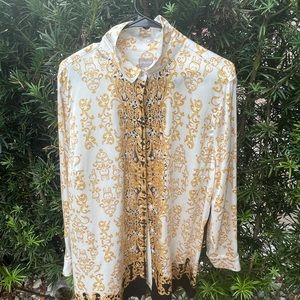 Vintage Versace inspired shirt dress
